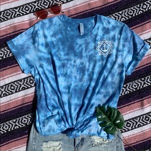 Anchor Tie Dye Handmade Shirt